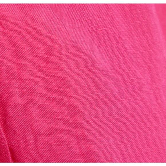 SOLID & STRIPED Linen Tourist Dress Pink L 10 NEW - Picture 11 of 14